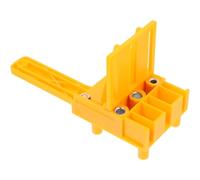 Didiseaon Outil de Perçage Tourillon Auto-Centrant Portable Gabarit et Kit de Chevillage pour Travaux de Menuiserie sur Bois