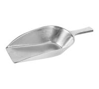 Didiseaon Pelle à Grains Rétro Pelle à Riz en Aluminium Argenté Légère et Portable pour Alimentation du Bétail Animaux de Ferme