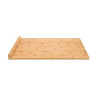 Didiseaon Planche à Découper Grosse Taille 50x30 Cm Cuisine avec Bordure Anti-débordement, Compatible Lave-vaisselle, Multifonctionnelle pour Découper, Pétrir et Hacher, Plateau Robuste