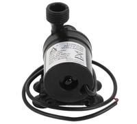 Didiseaon Pompe Submersible Centrifuge à Filetage Mâle Dc pour Fontaine et Aquarium Pompe Booster Eau Haute Pression avec Axe Inox et Ventouse Compatible Circulation Solaire et Hydroponique