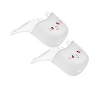 Didiseaon Porte-éponge Évier Mural en Silicone Blanc de Chat 2pcs Cuisine, Rangement Pratique Design Antidérapant pour Évier et Plan de Travail