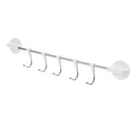 Didiseaon Porte Torchon Aimanté en Pp Blanc, Support pour Outils de Barbecue avec Étagère à Réfrigérateur Magnétique, Rangement Pratique et Design Élégant Cuisine