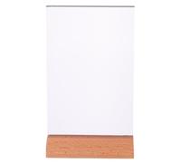Didiseaon Présentoir de Table en Acrylique Transparent Format A6 Incliné, Porte-panneau Pratique pour Menus et Affiches, Support Menu pour Restaurant, Cadre Photo à Poser pour Événements