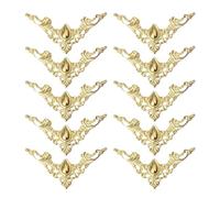 Didiseaon Protection d'angle Métallique Rétro 20 Pièces pour Livre | Fer Robuste, Style Vintage Antique, Finition Élégante, Protège les Coins, pour Menus et Cahiers