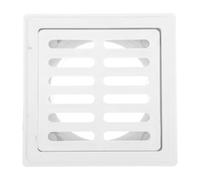 Didiseaon Siphon de Sol Carré en Pvc Beige, Insert de Drain de Plancher à Forme Carrée Effilée, Drainage, pour Cuisines et Autres Zones, Intérieur 69mm