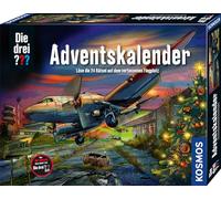 Die drei Calendrier de l'Avent Kosmos 632571, résolvez les 24 énigmes sur l'aérodrome abandonné, calendrier de l'Avent jouets et énigmes pour les enfants à partir de 8 ans