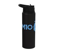 Diego Maradona M10 La mano de Dios Logo de football Main de Dieu Stainless Steel Insulated Water Bottle
