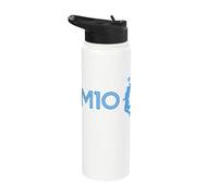 Diego Maradona M10 La mano de Dios Logo de football Main de Dieu Stainless Steel Insulated Water Bottle