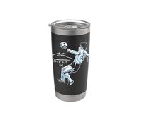 Diego Maradona Signature Soccer Legend des années 80 Gobelet isotherme en acier inoxydable double paroi