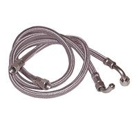 DIFF - Flexible fioul F1/4" x F1/4" coudé 90° 750mm (X 2) - DIFF
