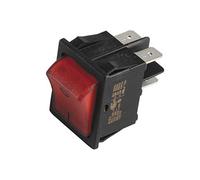DIFF - Interrupteur bipolaire lumineux rouge - DIFF pour De Dietrich Chappée : 95325090