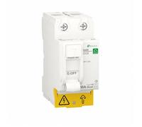 Differentiel R9R71240 Interrupteur différentiel superimmunisé 2P 40A 30MA -F-SI Resi 9 - RCCB 230V - Type F SI - 50/60 Hz 81 x