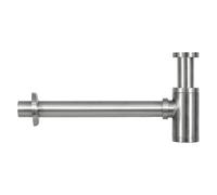 Differnz Mix design siphon 5/4" avec tube mural et rosace chrome mat 30.412.77