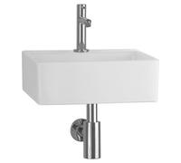 Differnz Zeus Ensemble Lave-Mains - Lavabo Compact en Céramique Blanche - Mitige