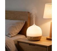 Diffuseur à arôme 2,4 MHz pour les huiles essentielles de céramique avec humidification de l'air et lumière de couchage, auto-off, sans BPA, moi
