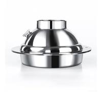 Diffuseur à billes réglable en acier inoxydable de 160 mm pour conduits d'air, ventilateurs, bec rotatif, système d'extraction de cuisine 14 cm (200)