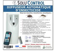 Diffuseur Automatique - Anti-Mouches & Anti-Moustiques - Jusqu'à 2500 Pulvérisations - Batteries Incluses