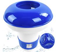 Diffuseur Chlore Piscine, 5 Pouces Diffuseur Flottant Piscine Distributeur Flottant, Flotteur Piscine Chlore, Distributeur Chlore Spa, Diffuseur de Chlore pour Piscine Bains à Remous Spa Fontaines