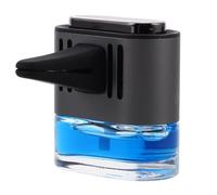Diffuseur D’huiles Essentielles, Clip de Ventilation en Alliage | Désodorisant Intérieur, Format Compact pour Cabine Auto et Bureau, Style Gris Discret