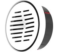 Diffuseur d'air chauffé ComfoGrid Therm DN125, mural, D=166 mm, 230 V, blanc de Zehnder - 990430869