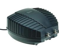 Diffuseur d'air pour étang - Pompe à air - Apport d'oxygène pour l'étang - Réglage continu - 1000 l/h - Noir
