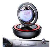 Diffuseur d'air pour voiture | Diffuseur d'aromathérapie à énergie solaire | Double anneau rechargeable, accessoire multifonction pour tableau de bord de voiture, maison, bureau et camion