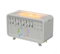 Diffuseur d'aromathérapie et humidificateur avec machine à bruit blanc, 8 sons apaisants, veilleuse et haut-parleur, amélioration de la qualité de l'air pour la maison, le bureau et la crèche