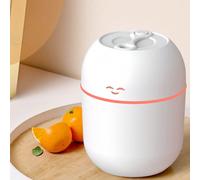 Diffuseur d'aromathérapie + Huile essentielle, Humidificateur d'aromathérapie portable USB 220ml avec visage souriant, Vaporisateur de brume, Huiles essentielles de 10ML avec plusieurs parfums, Convie
