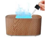 Diffuseur d'Aromathérapie | Lumière LED 7 Couleurs Rechargeable USB - Effet Flamme pour Méditation Relaxation Sommeil Salon Salle de Bain Yoga Studio Spa | Pour Bureau, Maison, Voiture, Dortoir, Voyag