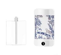 Diffuseur d'aromathérapie mural électrique avec 7 modes, fonctionnement silencieux pour la maison, le bureau, blanc, 6,2 x 3,3 x 11,5 cm (B)