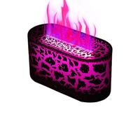 Diffuseur d'aromathérapie, purificateur avec flamme artificielle pour intérieur - Humidificateur multifonction silencieux avec arrêt automatique pour yoga, hôtel, spa, salon, voiture, salle de bain