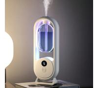 Diffuseur d'arôme premium D8, humidificateur USB automatique, nébuliseur d'aromathérapie, purificateur d'air électrique rechargeable avec lumière d'ambiance colorée. 5 modes de fonctionnement, compati