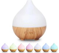 Diffuseur d'arômes à ultrasons Azomor avec éclairage LED et arrêt automatique