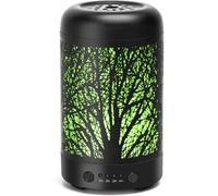 Diffuseur d'arômes à ultrasons Azomor, élégant, avec minuterie et éclairage coloré pour la détente