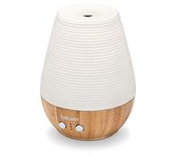 Diffuseur d'arômes Beurer LA 40 | Diffuseur de parfum avec atomisation ultrasonique | Avec lumière de bien-être et changement de couleur | Fabriqué en véritable bambou et pocelain