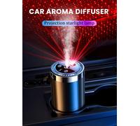 Diffuseur d'arômes de voiture rechargeable, huile essentielle aromatique, lumières colorées, lumières romantiques de ciel étoilé, cadeau de chambre à coucher Including diffusers