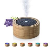 Diffuseur d'arômes élégant Azomor avec éclairage coloré et humidificateur, pour toutes les pièces