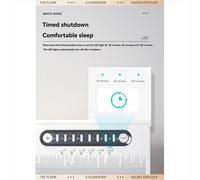 Diffuseur d'arômes et humidificateur d'air avec 8 bruits blancs, veilleuse et haut-parleur Bluetooth.