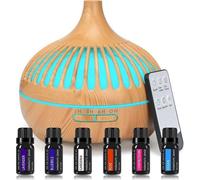 Diffuseur d'arômes Famanu - Multifonction 3-en-1, 550 ml