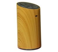 Diffuseur d'arômes - Humidificateur à ultrasons - USB - Portable - Silencieux - Minuterie - Pour la maison et la voiture - Aspect bois