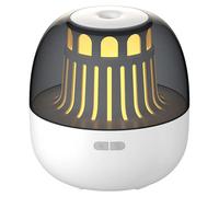 Diffuseur d'arômes - Humidificateur - Réservoir de 200 ml - Alimentation USB - Fonctionnement silencieux - Veilleuse LED 7 couleurs - Arrêt automatique - Blanc