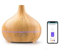 Diffuseur d'arômes intelligent avec contrôle via application - Humidificateur Wi-Fi, télécommande, minuterie, 400 ml
