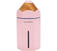 Diffuseur d'Aromes Portable USB 300ml pour Maison(J) | Design compact USB, compatible powerbank pour voiture, plastique , rose