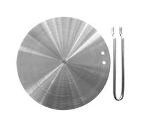 diffuseur de chaleur - Acier inoxydable 21,6 cm, adaptateur de cuisinière électrique, disque de protection pour ustensiles de cuisine | Plateau de dégivrage avec poignée amovible, à