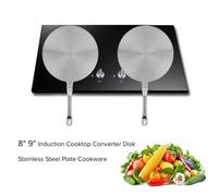 Diffuseur de chaleur en acier inoxydable Convertisseur pour gaz / électrique / Cuisinière à induction 20cm QI037