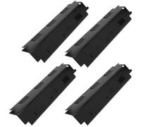 Diffuseur de chaleur pour barbecue - 37 cm - Acier porcelaine - Pack de 4 - Compatible Char-Broil HBCL