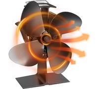 Diffuseur de chaleur pour poêle à bois « Kachel Ventilator » silencieux