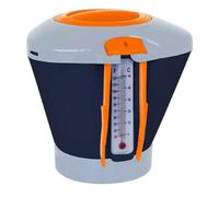 Diffuseur de Chlore Flottant 3 en 1 pour Piscine - Thermomètre intégré + Pince - Unité - POOLCO