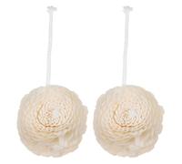 Diffuseur de Fleurs 2 Pièces en Coton, Remplaçable pour Huiles Essentielles | Décor Beige Minimaliste, Tige Végétale Légère, pour Chambre et Voiture, Parfum D’ambiance