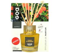 Diffuseur de parfum à tiges de rotin - GOA - Fleur d'Oranger Goatier - 200 ml - Fabrication française - Parfum de Grasse